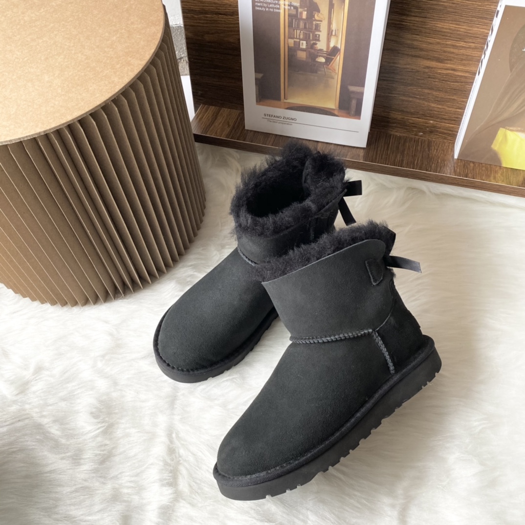 Boty UGG Mini Bailey Bow II 6501 black
