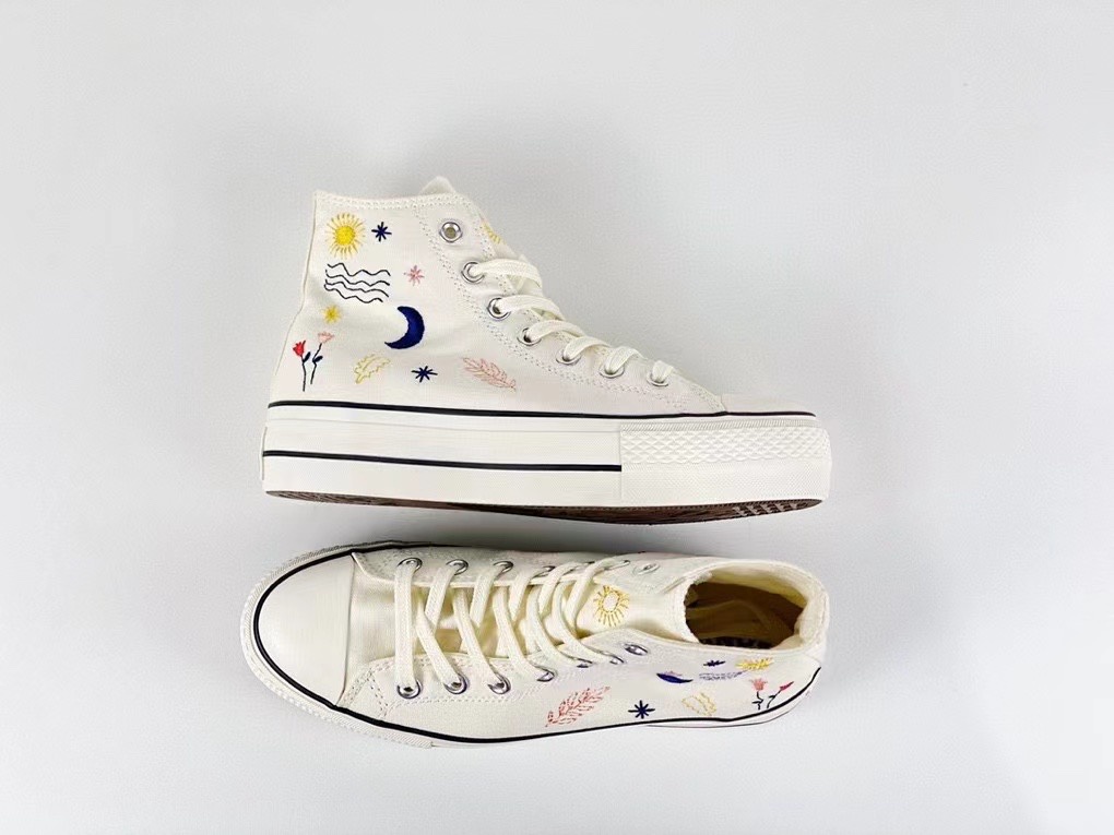 Converse All Star lift bílé
