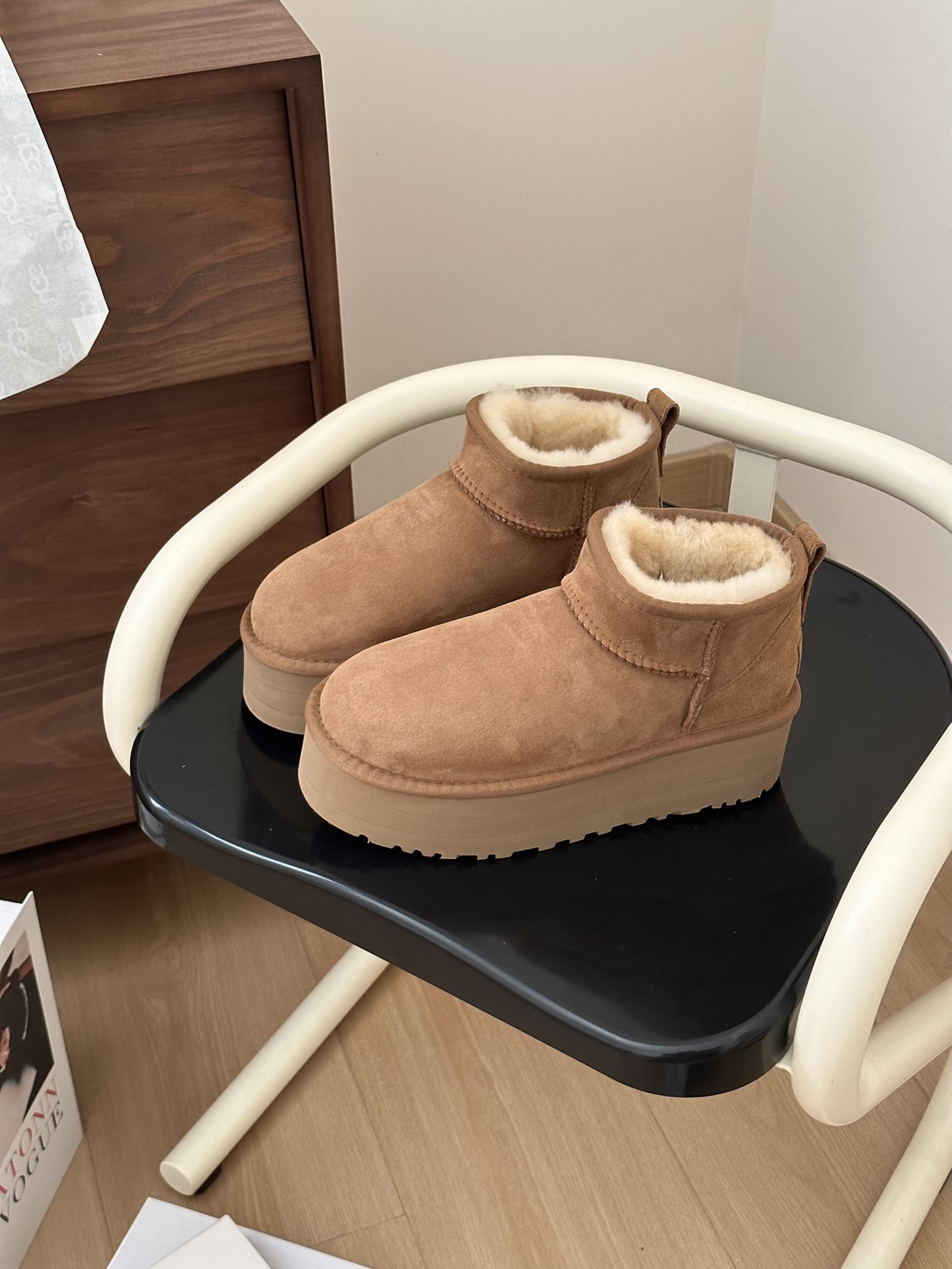 UGG Ultra mini chestnut platform 1135092