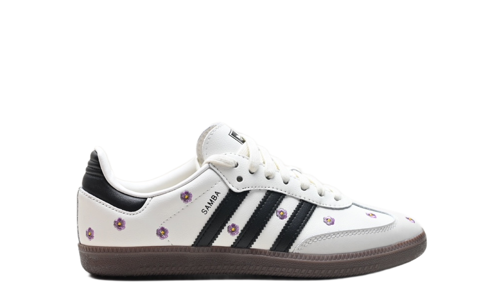 Boty Adidas Samba OG cloud white flowers