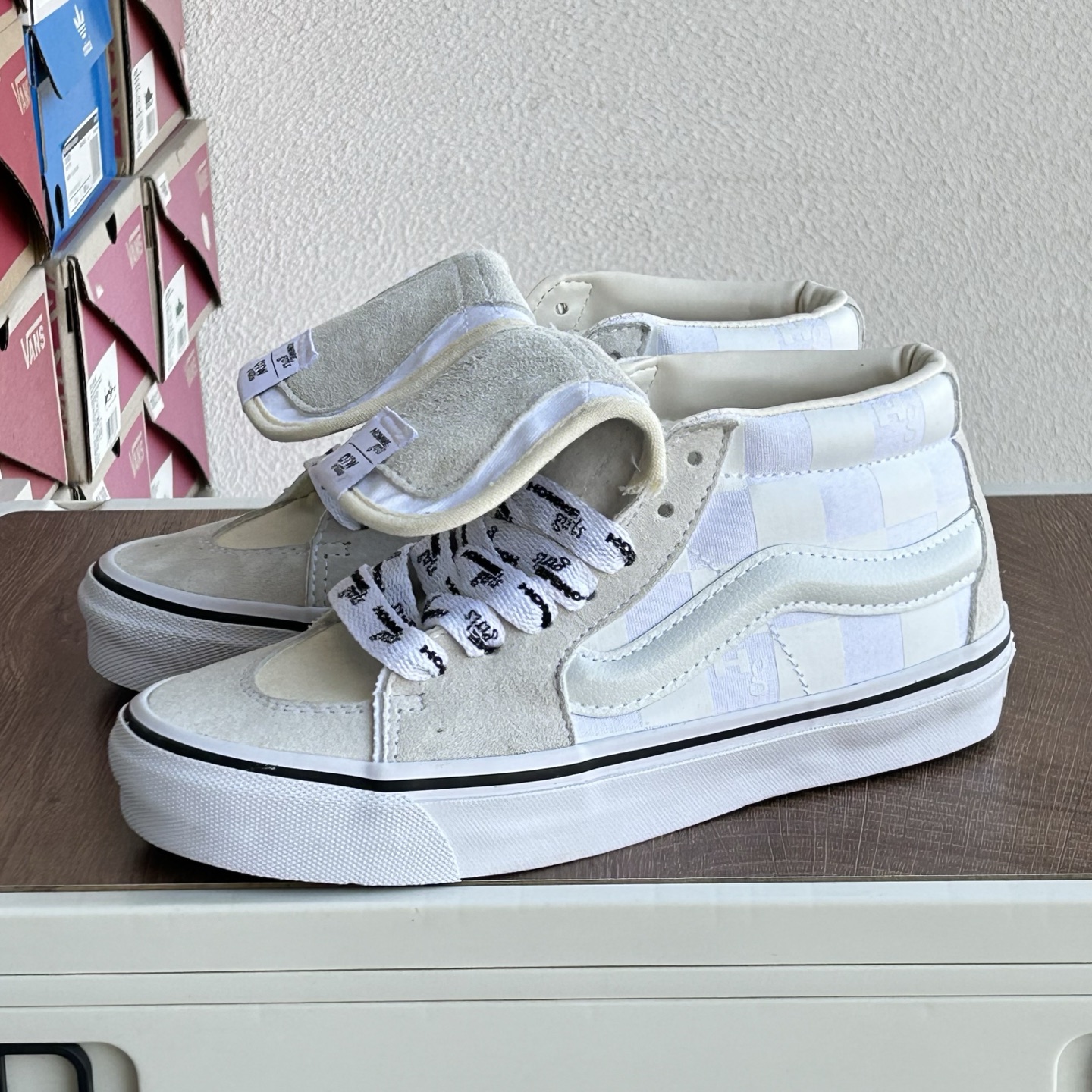 Vans x HommeGirls SK8-Mid white