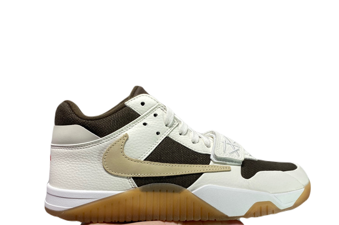 Travis Scott x Jordan Jumpman Jack Taupe Haze white