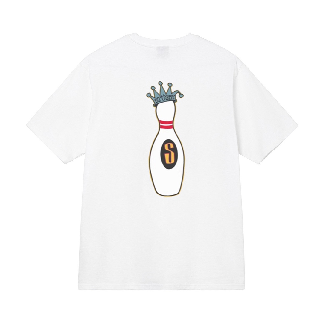 Tričko Stussy Kingpin white