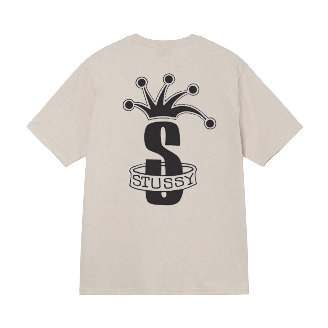 Tričko Stussy crown band fog