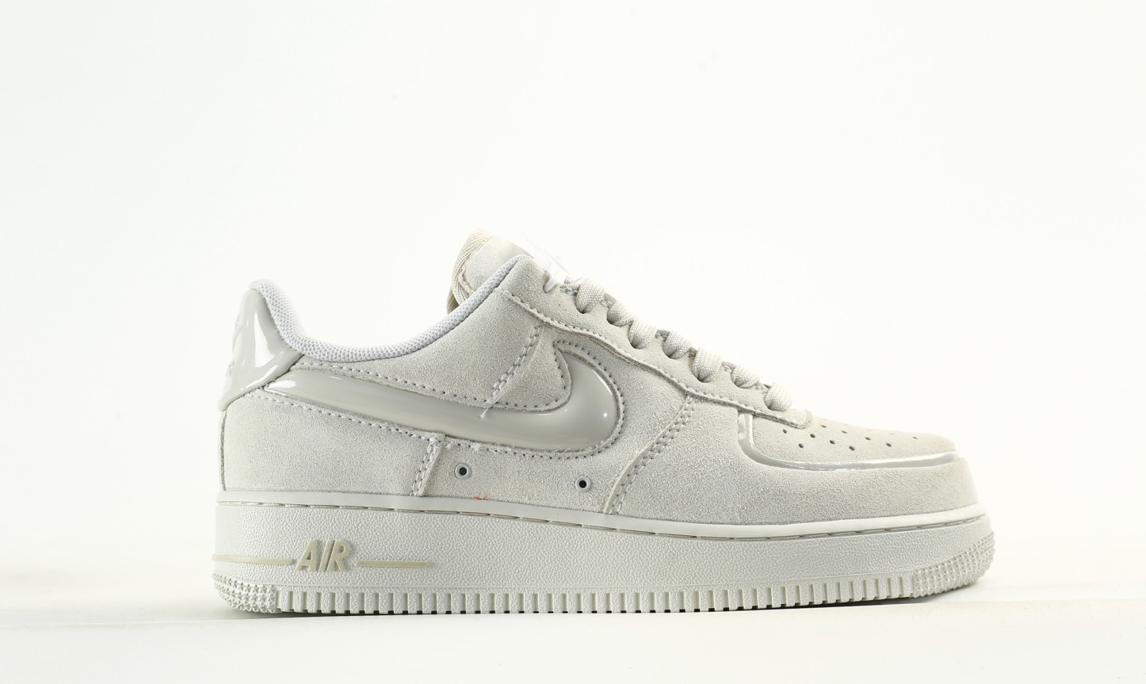 Nike Air Force 1 Low Light Grey Suede/Patent