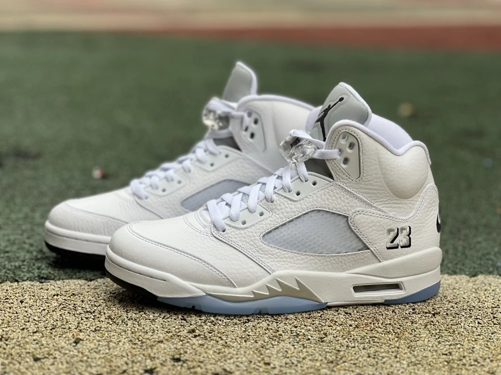 Nike Air Jordan 5 Retro White Stealth