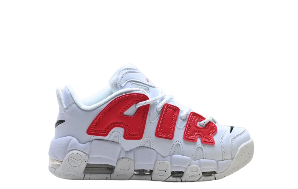 Ambush x Nike Air More Uptempo Low White Red