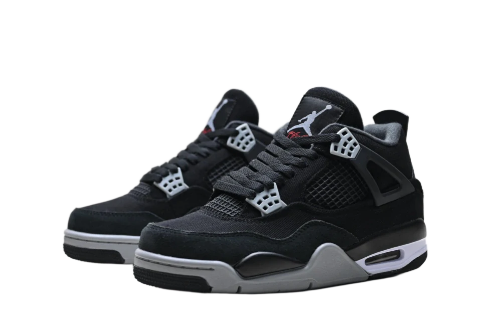 Nike Air Jordan 4 Air Jordan 4 Retro Black Canvas