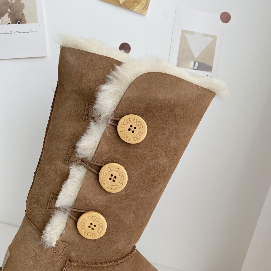 UGG W Bailey Button Triplet II 1873 hnědé