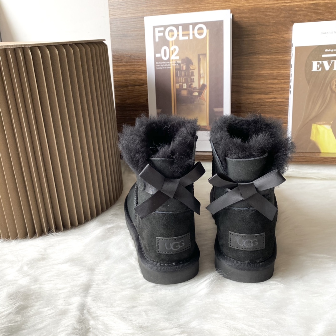 Boty UGG Mini Bailey Bow II 6501 black