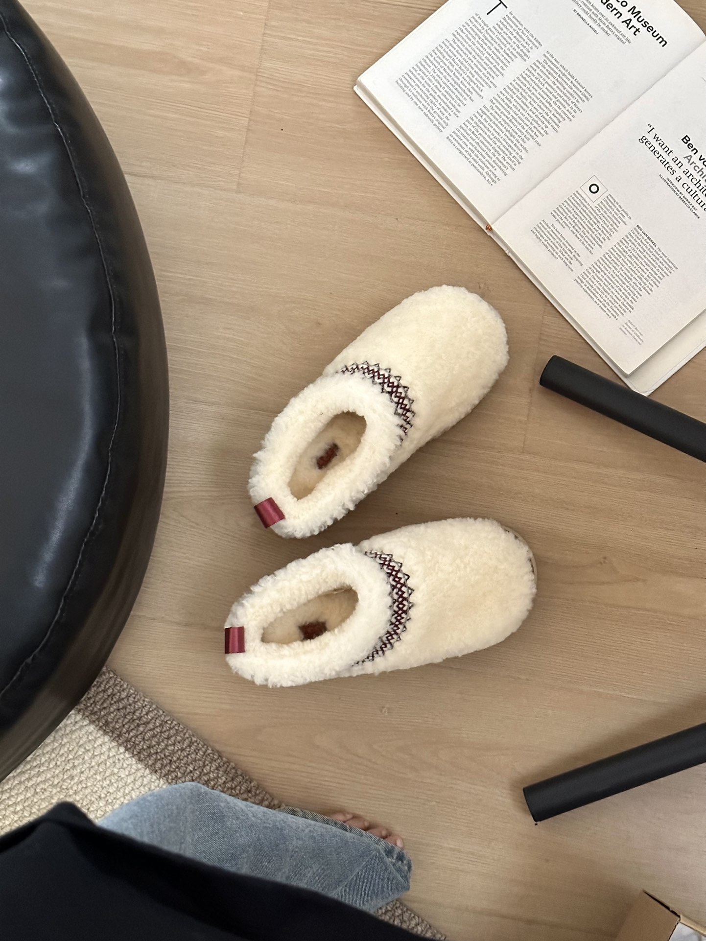 UGG Tazz Slipper Heritage Braid Natural