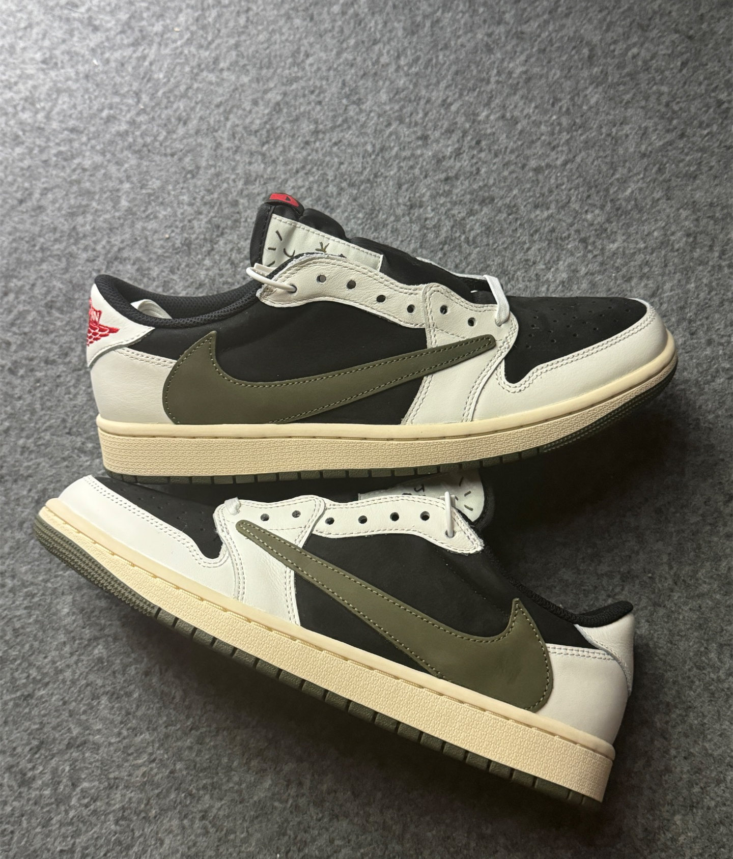 Nike Air Jordan 1 Low OG SP Travis Scott DZ4137-106 black green EUR40