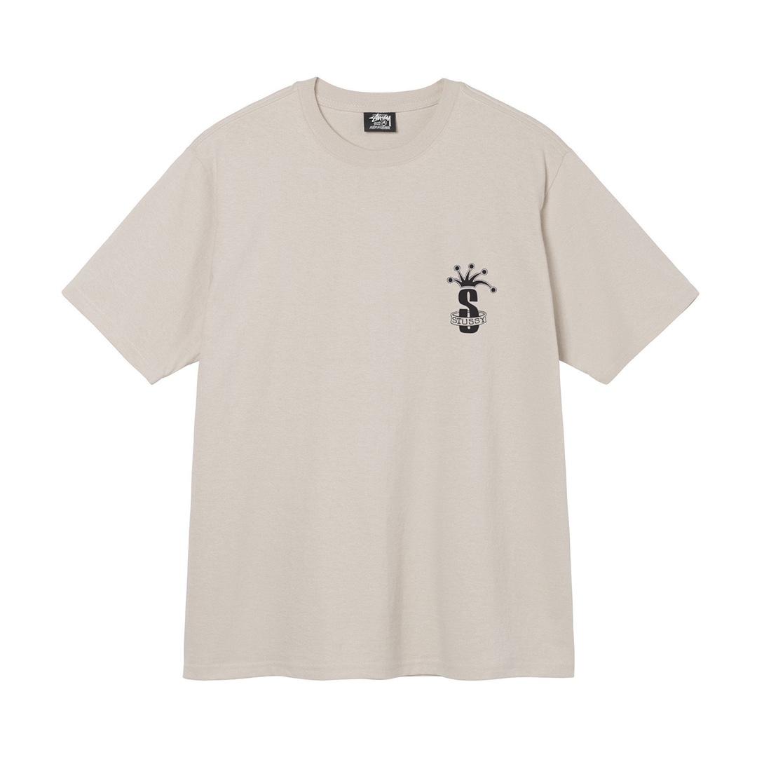 Tričko Stussy crown band fog