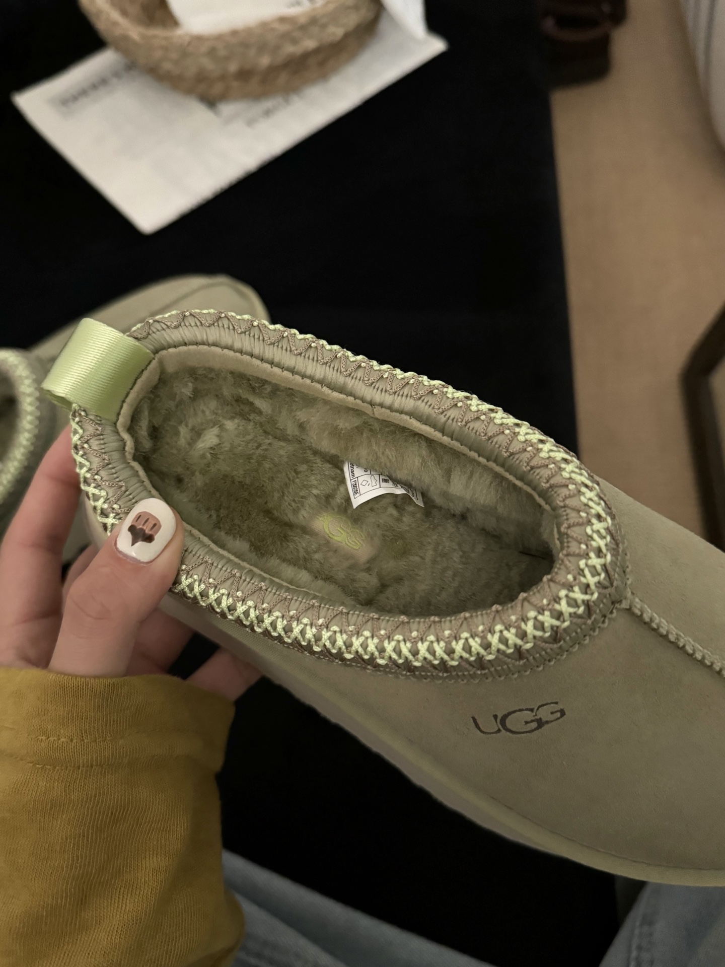 Pantofle UGG Tazz II matte grass 122553