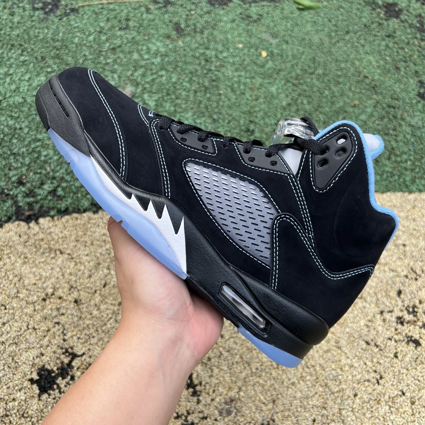 Nike Air Jordan Retro 5 Black University Blue