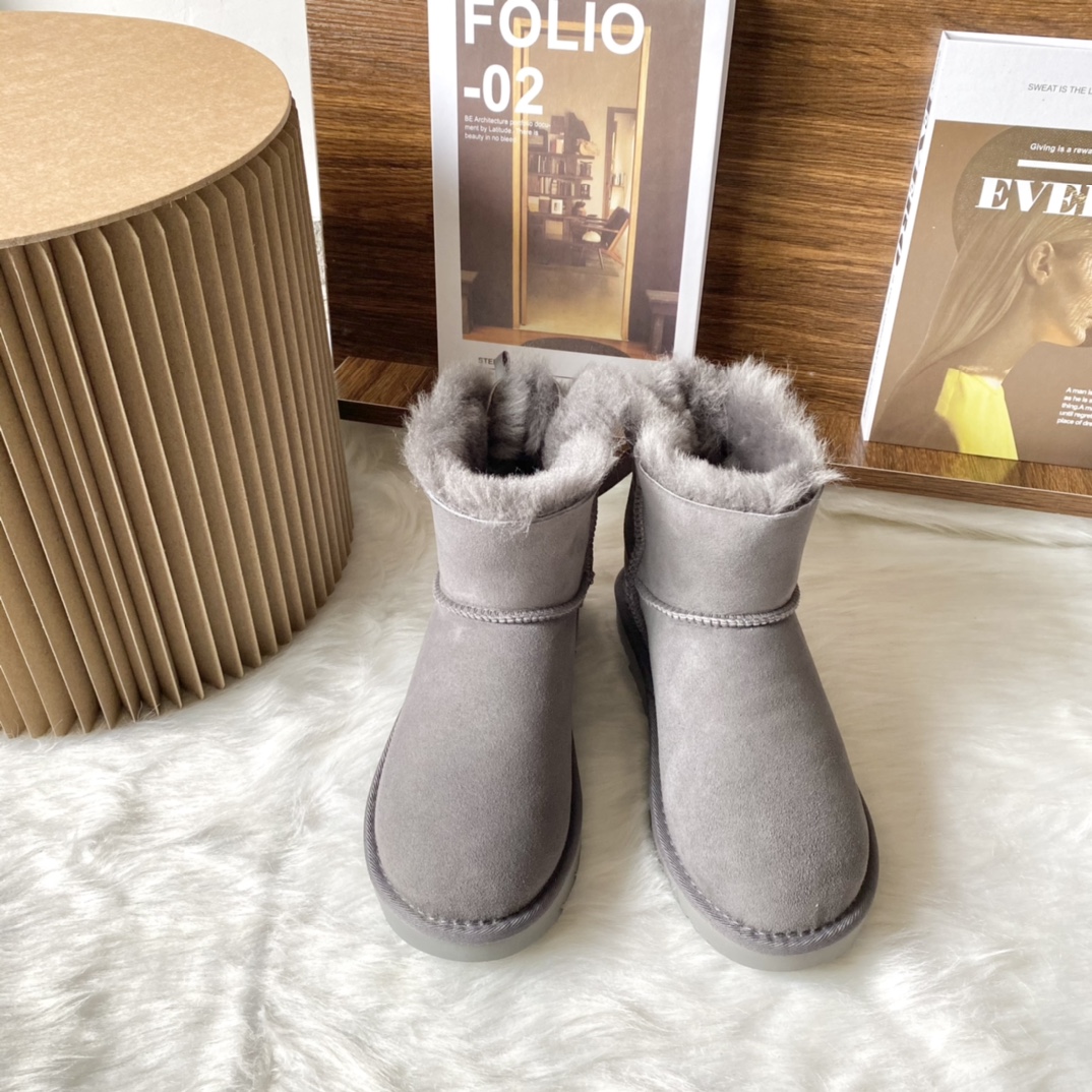 Ugg Boty W Mini Bailey Bow II 6501 grey
