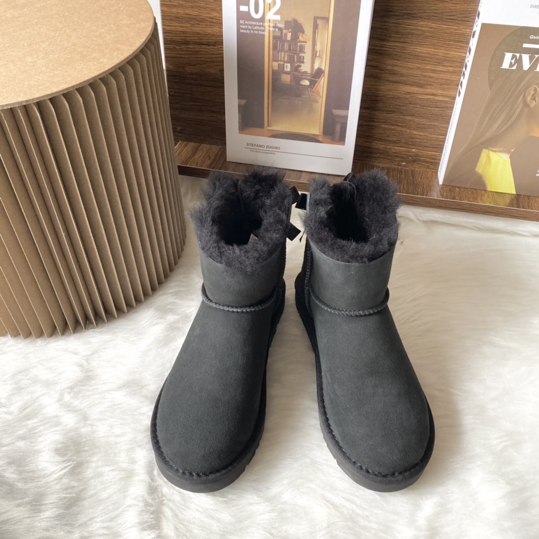 Boty UGG Mini Bailey Bow II 6501 black
