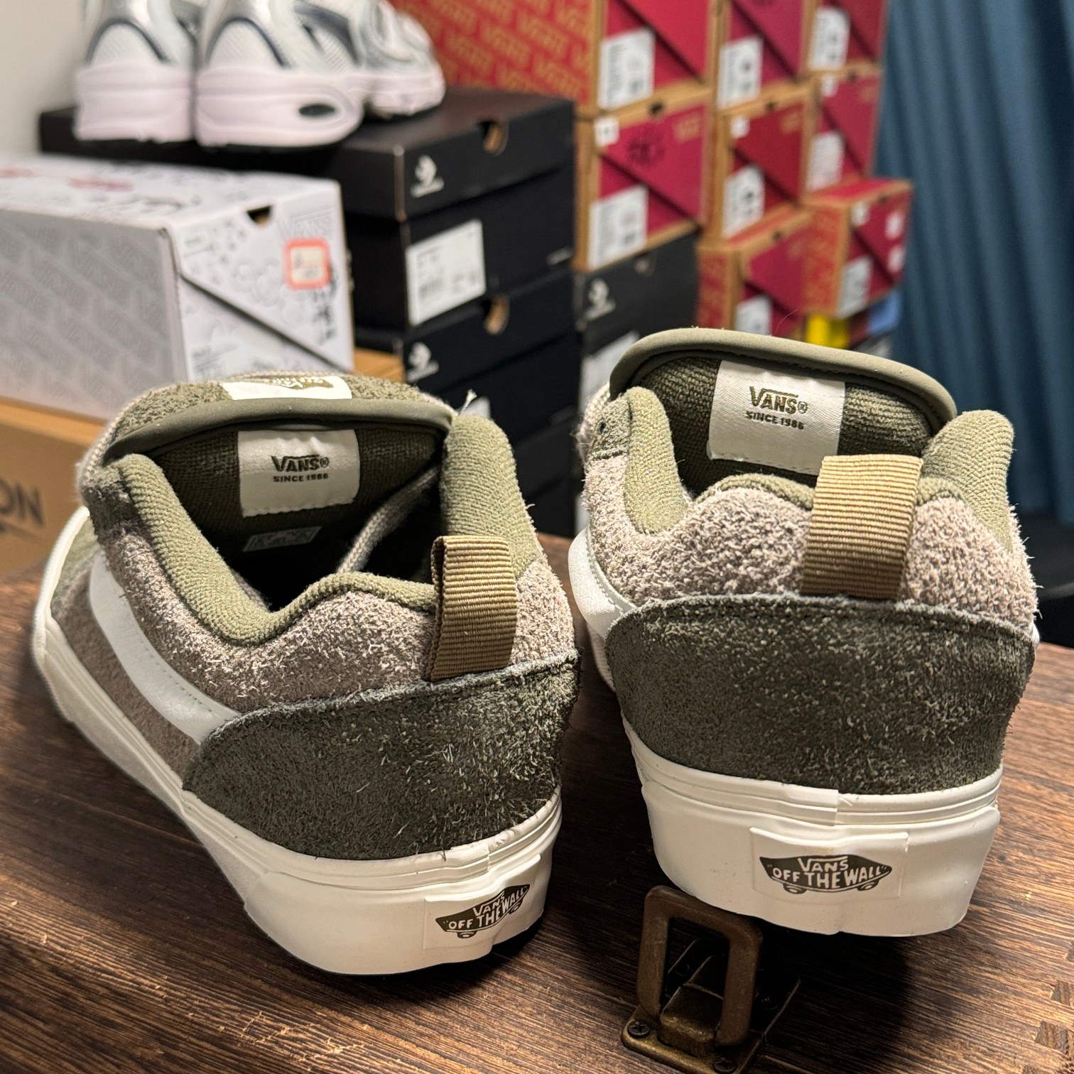 Vans Knu-Skool Green and Gray