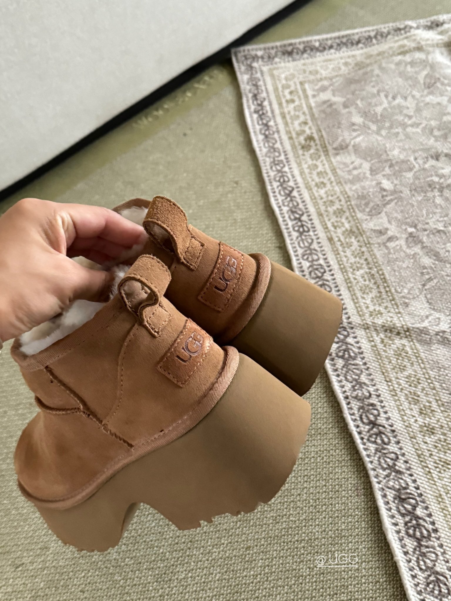 UGG Classic Ultra Mini new heights maroon