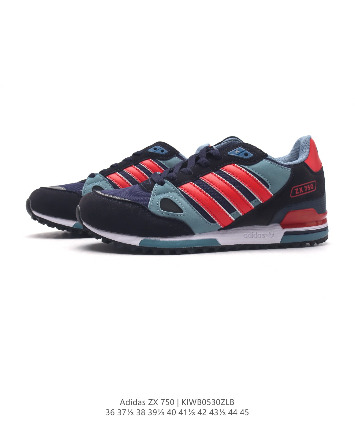 Adidas Originals ZX 750 black red