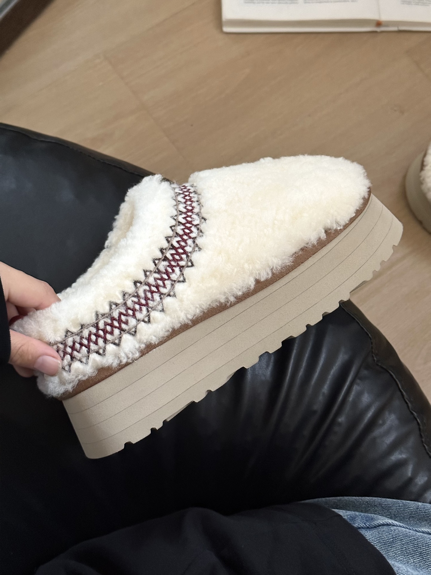 UGG Tazz Slipper Heritage Braid Natural