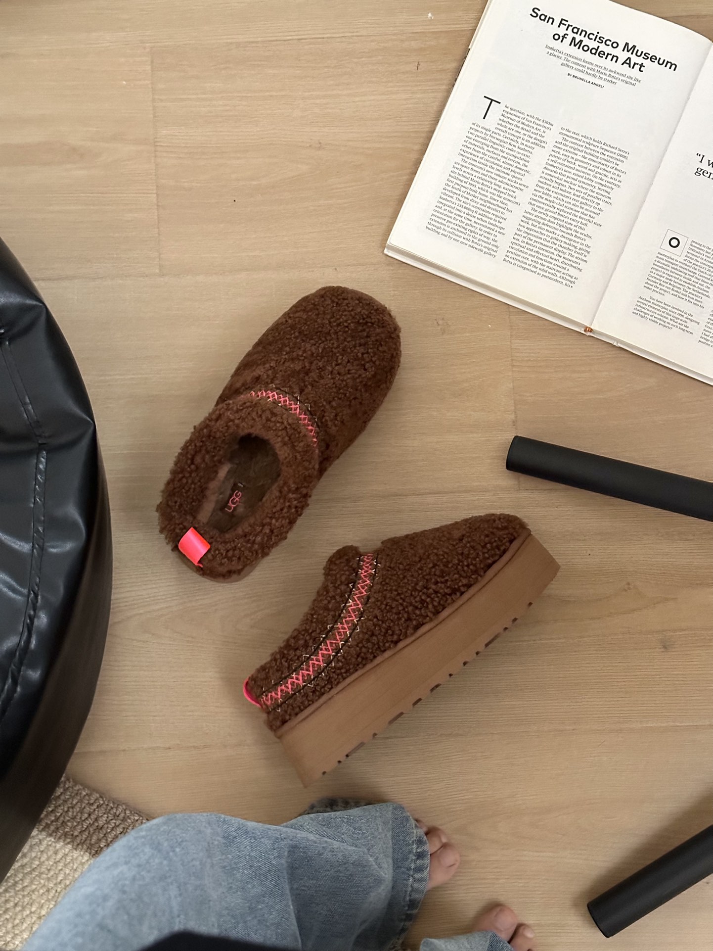 UGG Tazz Slipper Heritage Braid Hardwood