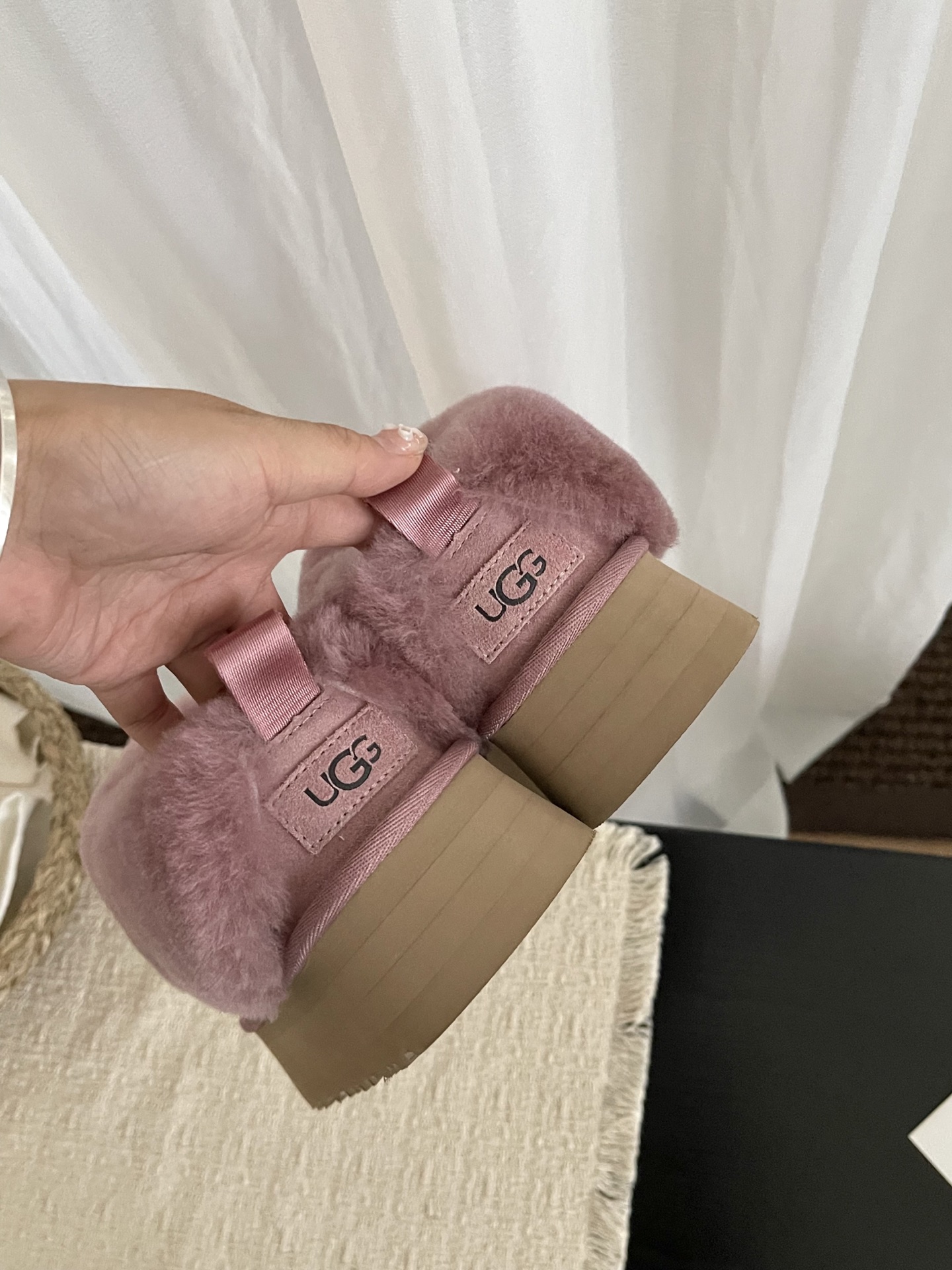 Pantofle UGG Tazelle dawn pink