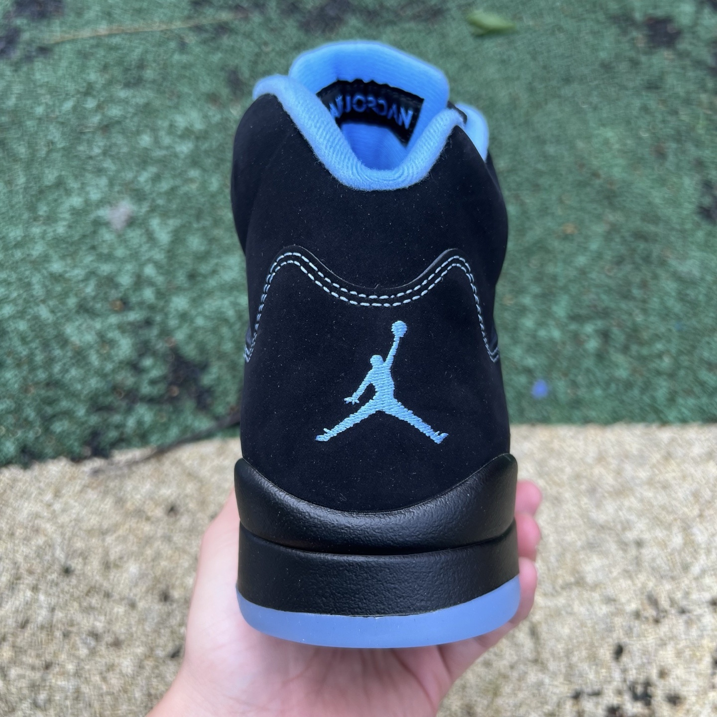 Nike Air Jordan Retro 5 Black University Blue