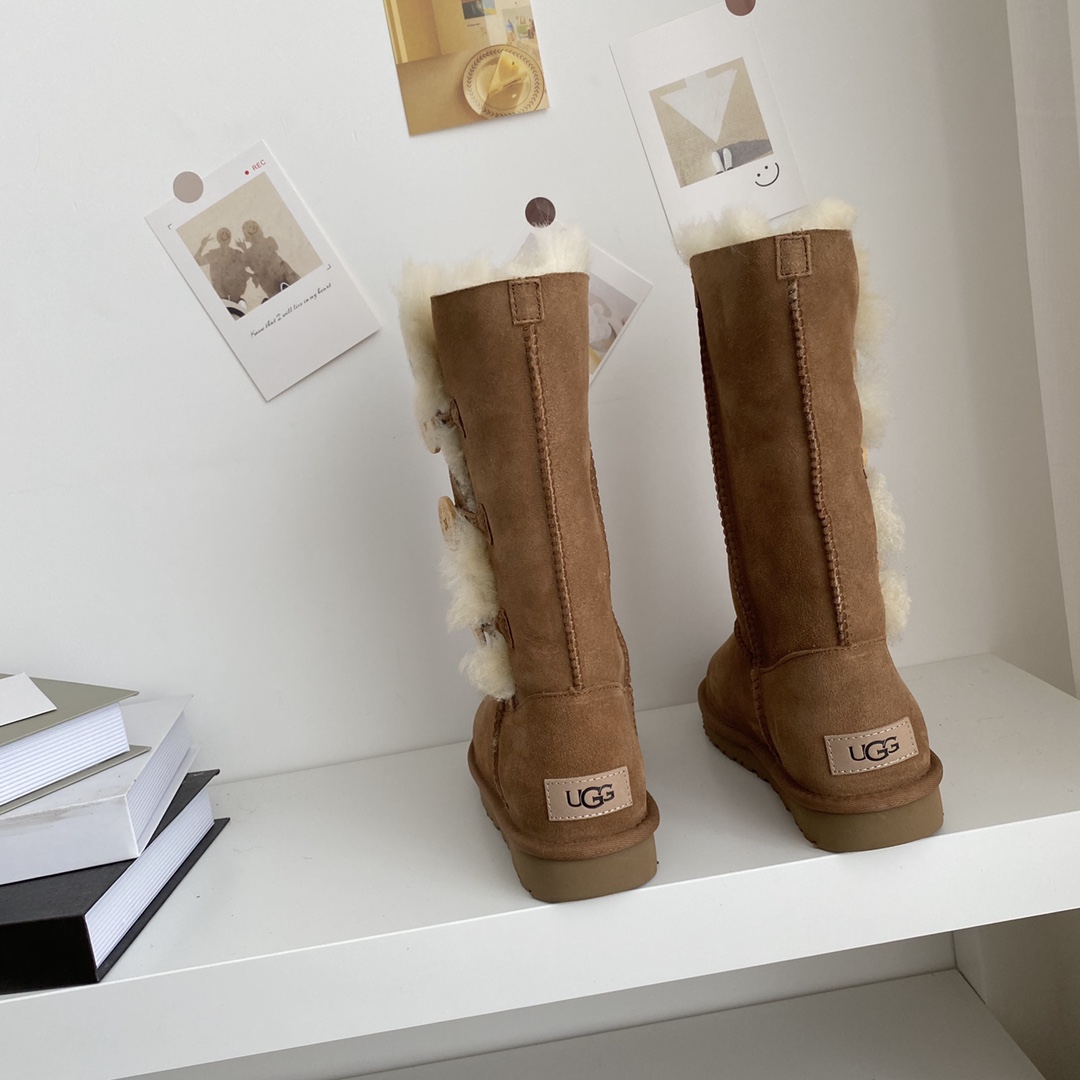 UGG W Bailey Button Triplet II 1873 hnědé