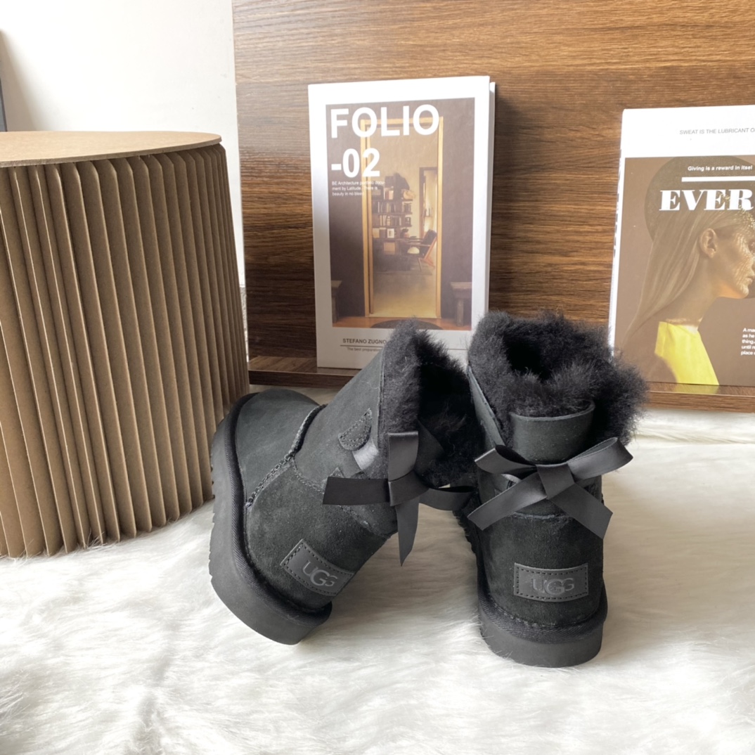 Boty UGG Mini Bailey Bow II 6501 black