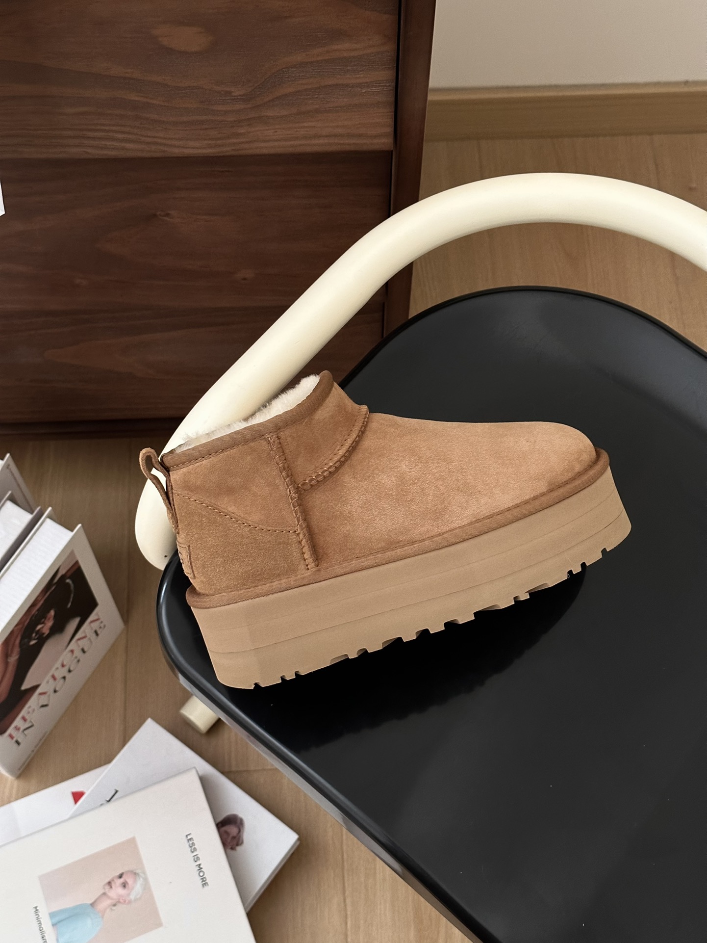 UGG Ultra mini chestnut platform 1135092