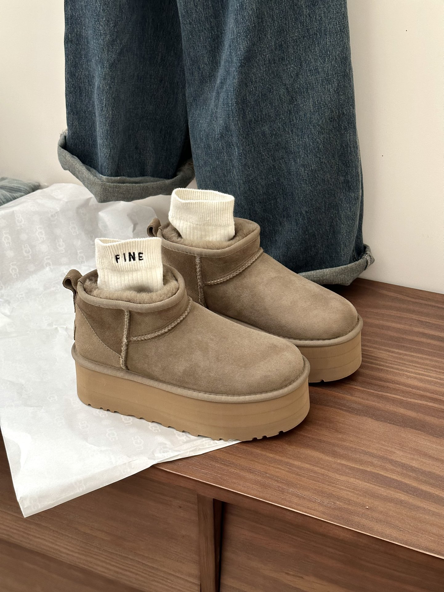 UGG Ultra mini antelope platform 1135092