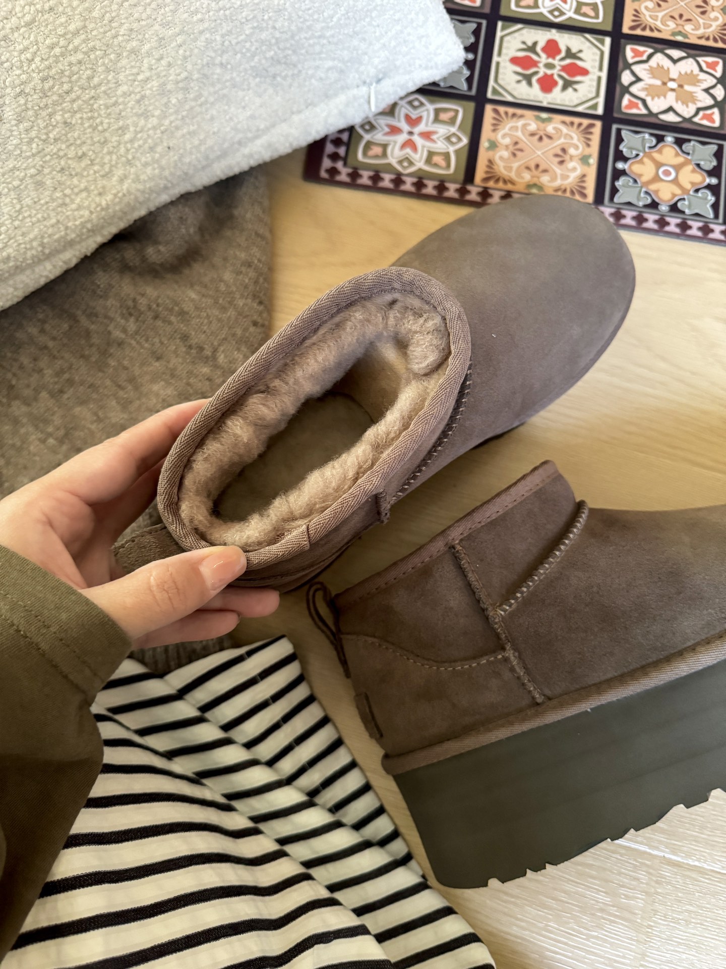 UGG Ultra mini walnut platform 1135092