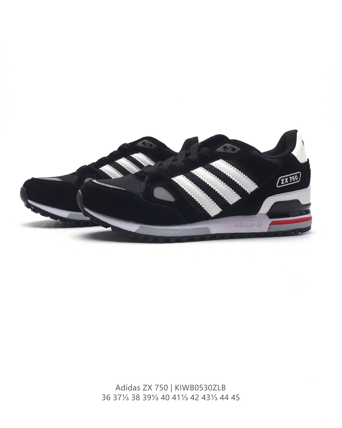 Adidas Originals ZX 750 black white