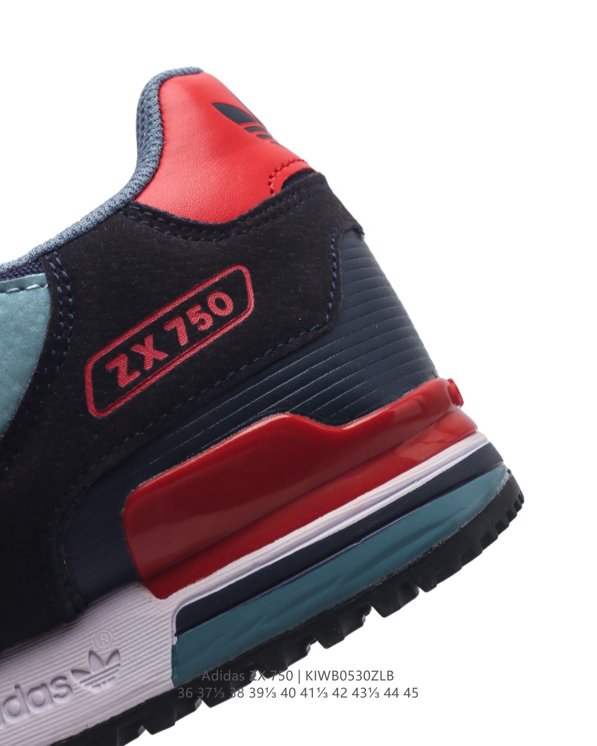 Adidas Originals ZX 750 black red