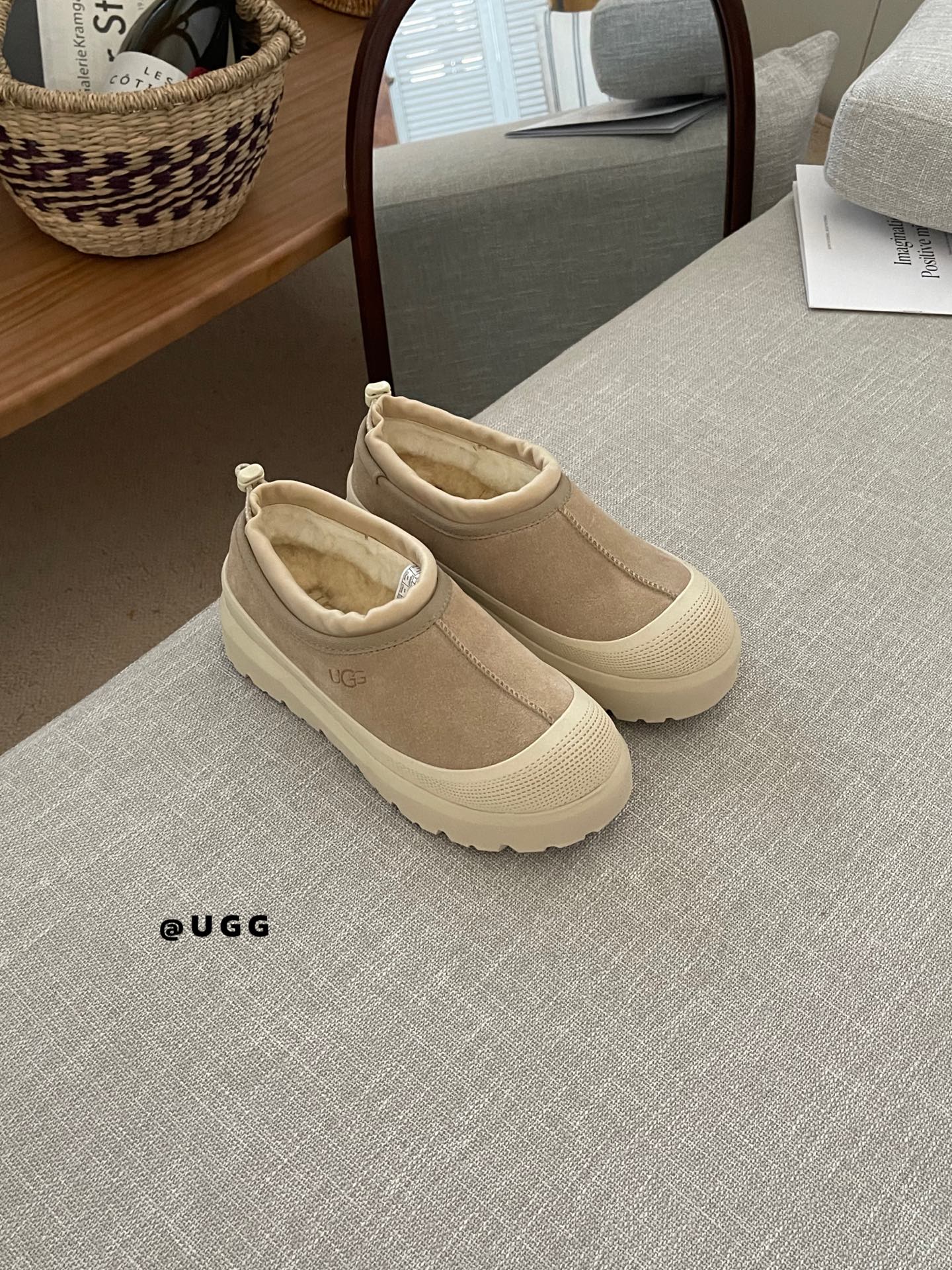 UGG Slippery Tasman Weather Hybrid mustard seed cream