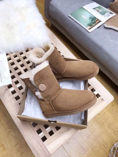 Boty UGG - W Bailey Button 5803 hnědé