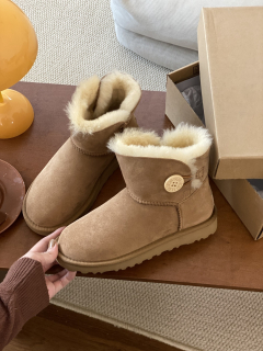 UGG boty Mini Bailey Button II 3352 maroon