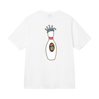 Tričko Stussy Kingpin white